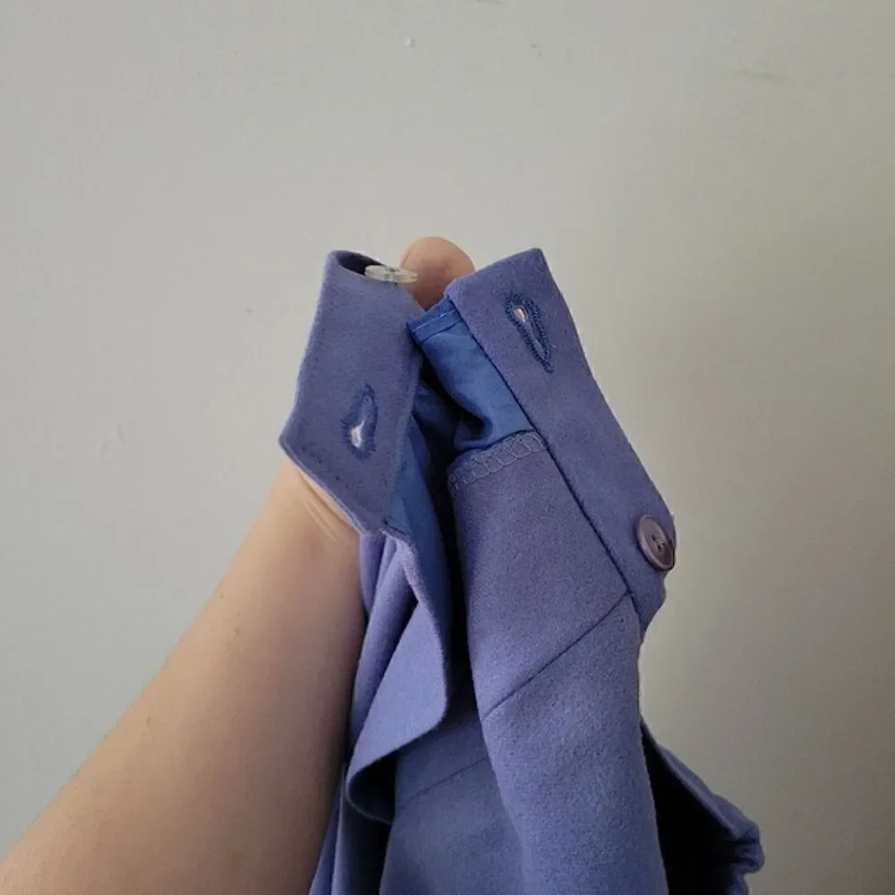 Vintage Pendleton Woollen Mills Pencil Skirt Periwinkle Blue/Purple 6 Wool